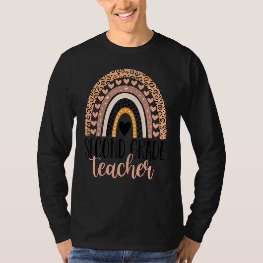 Second Grade Teacher 2nd Grade Teacher Back To Sch T-Shirt (Vorderseite)