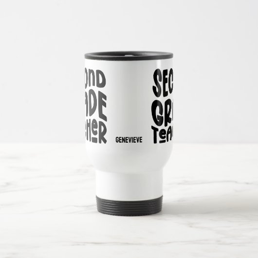 Second Grade Teacher Appreciation Reisebecher (Mittel)