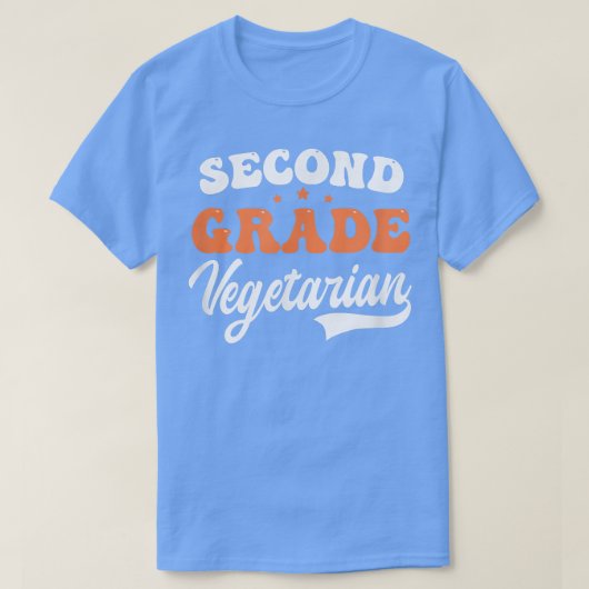Second Grade Vegetarian Design Meat Eater T-Shirt (Design vorne)