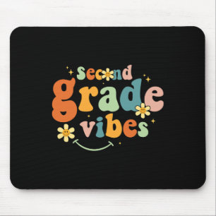 Second Grade Vibes 2. Klasse Team Retro 1. Schulta Mousepad