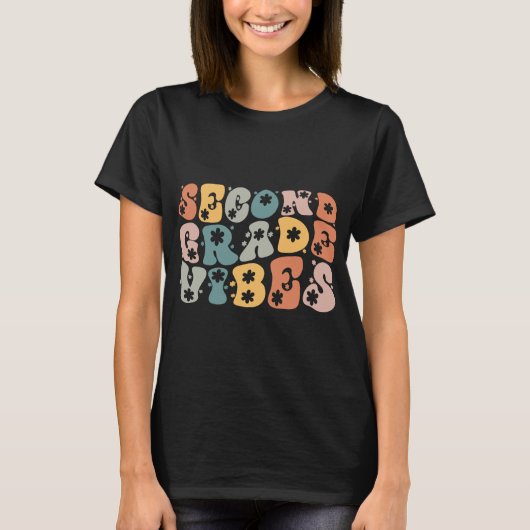 Second Grade Vibes T-Shirt (Vorderseite)
