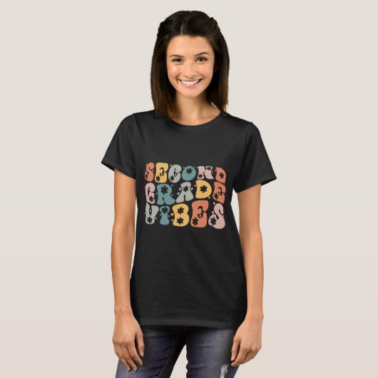 Second Grade Vibes T-Shirt (Vorne ganz)