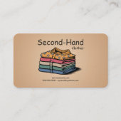 Second-Hand Clothes Visitenkarte (Vorderseite)