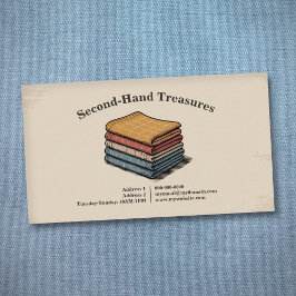 Second-Hand-Laden Visitenkarte