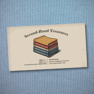 Second-Hand-Laden Visitenkarte