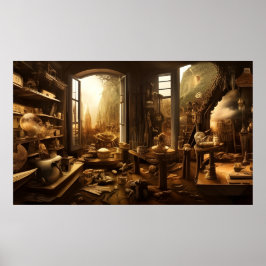 Second Hand Shop 19. Jahrhundert Poster