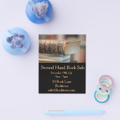 Second Hand Vintag Book Sales Flyer (Einzeln)
