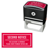 Second Notice Account Overdue Permastempel (Beispiel)