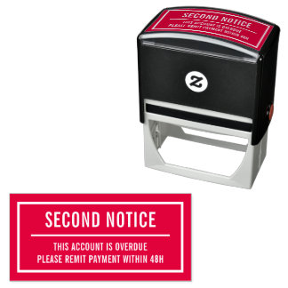 Second Notice Account Overdue Permastempel