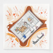 Second Opinion | Get Well Dinner Napkin Serviette (Vorderseite)