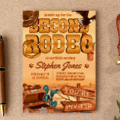 Second Rodeo - Cowboy Boy 2. Geburtstag Einladung