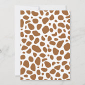 Second Rodeo Cowboy Western 2nd Birthday Einladung (Rückseite)