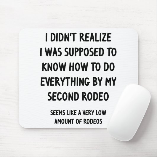 Second Rodeo Mousepad (Mit Mouse)