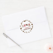 Second Rodeo Western Cowboy 2. Geburtstag Runder Aufkleber (Umschlag)