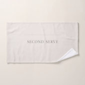 SECOND SERVE Tennis Handtuch – Spieler Edition (Handtuch)