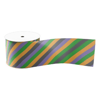 Secondary Whimsy Striped Ribbon Ripsband