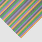 Secondary Whimsy Striped Tissue Paper Seidenpapier (Ausschnitt)