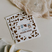 SecondRodeo Western Cowboy 2. Geburtstag Serviette