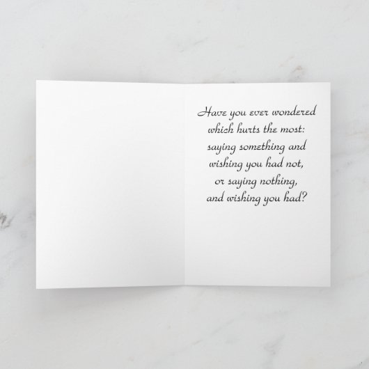 Secret Admirer Card Stick Person Karte (Innenseite)