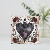 Secret Admirer-Flachkarte mit Inschrift auf der Rü (Stehend Vorderseite)