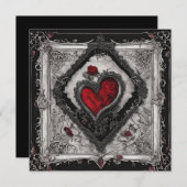 Secret Admirer-Flachkarte mit Inschrift auf der Rü (Vorne/Hinten)