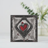 Secret Admirer-Flachkarte mit Inschrift auf der Rü (Stehend Vorderseite)