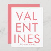 Secret Admirer PINK BLUSH FUN HEART custom HAPPY (Vorne/Hinten)