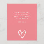 Secret Admirer PINK BLUSH FUN HEART custom HAPPY (Rückseite)