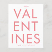 Secret Admirer PINK BLUSH FUN HEART custom HAPPY (Vorderseite)