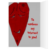 SECRET ADMIRER VALENTINE KITTY Card (Innen (Links))