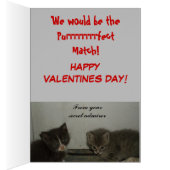 SECRET ADMIRER VALENTINE KITTY Card (Innen (Rechts))