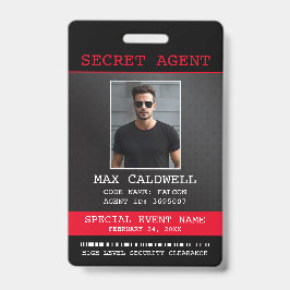 Secret Agent Corporate Spy Abzeichen Ausweis