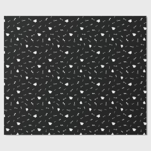 Secret Agent Party Geschenkpapier (Flach)