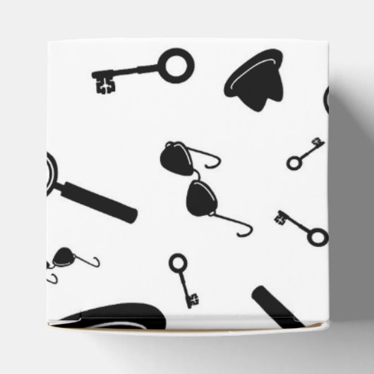 Secret Agent Party Geschenkschachtel (Oben)