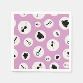 Secret Agent Party Serviette (Vorderseite)