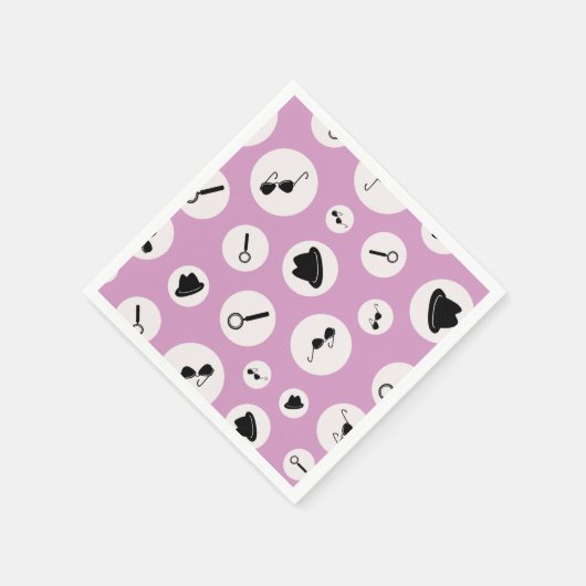 Secret Agent Party Serviette (Ecke)