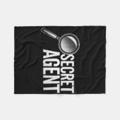 Secret Agent - Secret Agent Costume Inspector Spio Fleecedecke (Vorderseite (Horizontal))