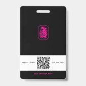 Secret Agent Spy Abzeichen Ausweis (Back)