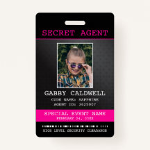 Secret Agent Spy Abzeichen