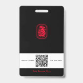 Secret Agent Spy Abzeichen Ausweis (Rückseite)