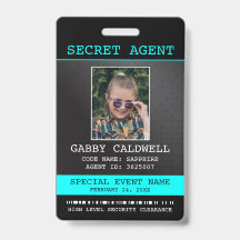 Secret Agent Spy Abzeichen