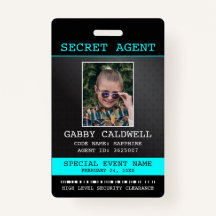Secret Agent Spy Abzeichen