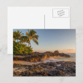 Secret Beach Hawaii Postcard Postkarte (Vorne/Hinten)