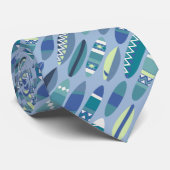 Secret Beach Hawaiian Surfboards - Light Blue Krawatte (Gerollt)
