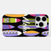 Secret Beach Hawaiian Surfboards - Schwarz Case-Mate iPhone Hülle (Rückseite (Horizontal))