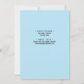 Secret Beach Maui, Tropical, Paradies, Hochzeit Einladung (Rückseite)