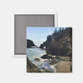 Secret Beach, Samuel H. Boardman, Oregon Magnet (Vorderseite/Rückseite)