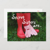 Secret Boots Postcard2 - anpassen Postkarte (Vorne/Hinten)