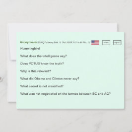 Secret Code Geburtskarte 🕵️ lustige Verschwörung Karte