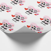 Secret Crush Geschenkidee Liebe kranke Kuh Persona Geschenkpapier (Ecke)